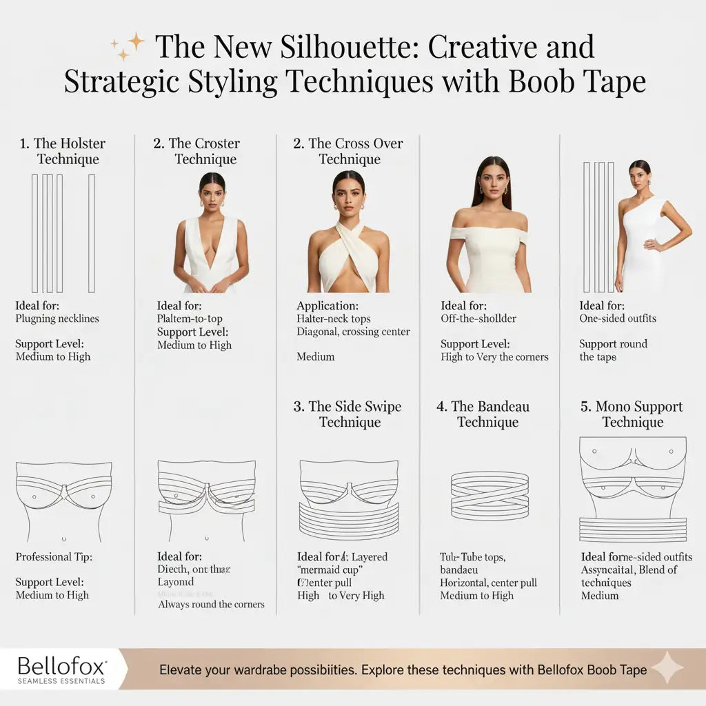🔍 Precision Innerwear: Boob Tape vs. Fashion Tape – Debunking Common Misconceptions