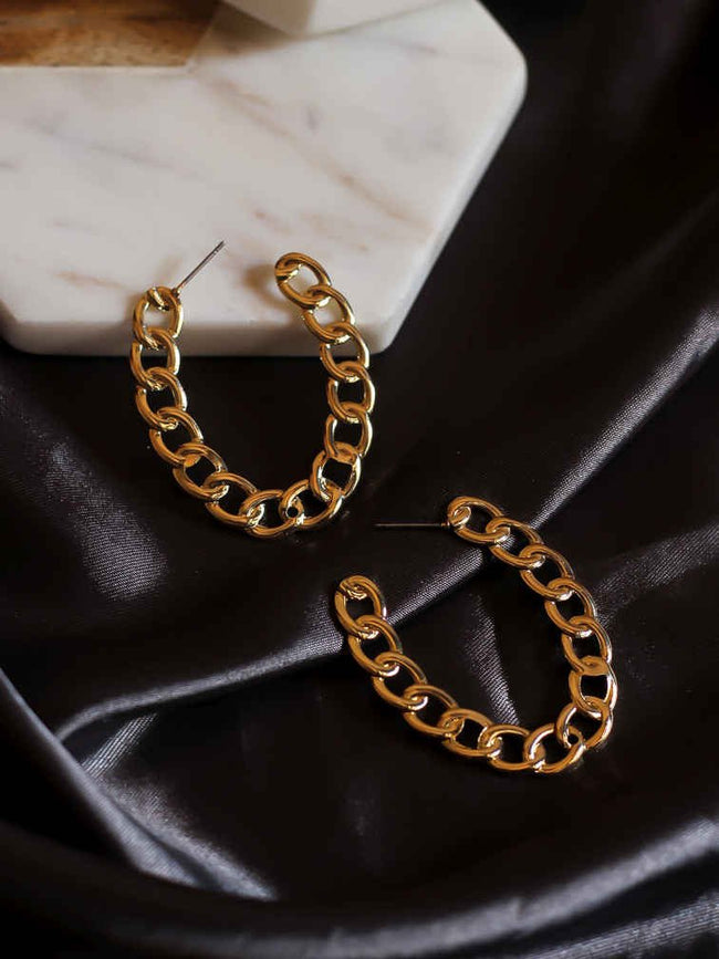 Bellofox Oval Hoops Earrings