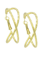 Bellofox Criss Cross Hoops Earrings