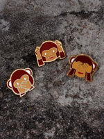 Bellofox Monkey Brooch (Set of 3) Accessories