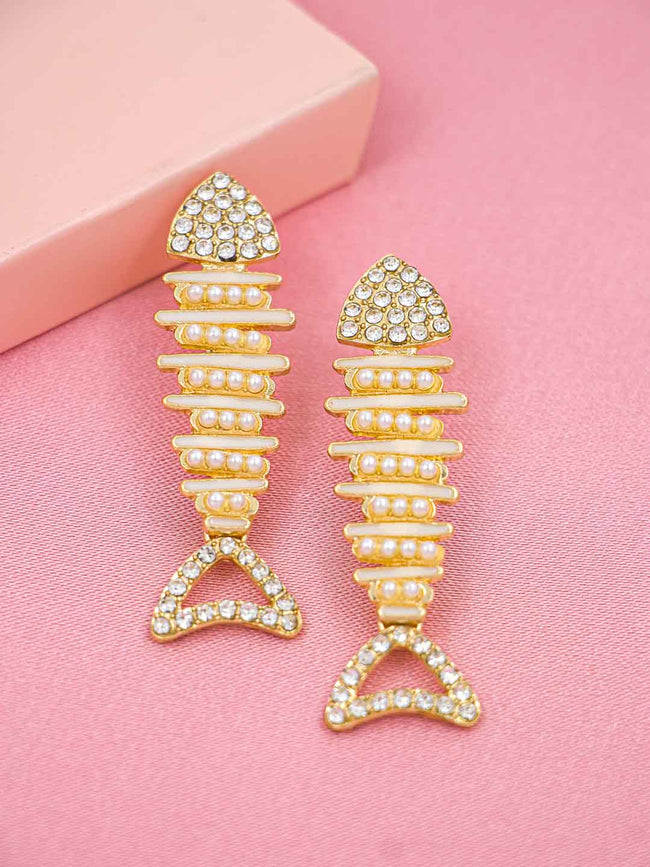 Lizdek Fish Earring Earrings - Bellofox