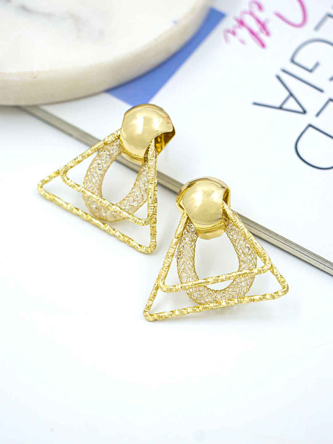 Trigno Drops Earring Earrings - Bellofox