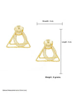 Trigno Drops Earring Earrings - Bellofox
